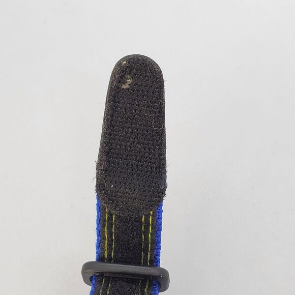 Timex Kids 30MM Watch Blue Green Black Nylon Strap Date Indicator New Battery - Picture 11 of 12